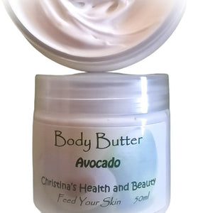 Avocado Body Butter 50ml Christina's Health and Beauty