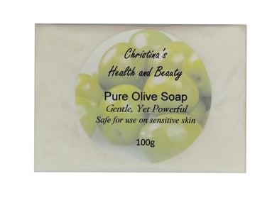 Pure Olive Soap 100g Christina's Health and Beauty