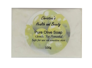Pure Olive Soap 100g Christina's Health and Beauty