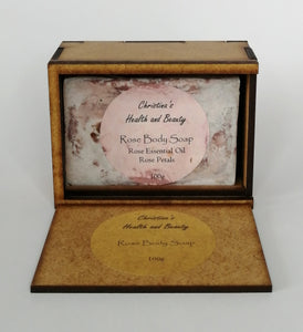 Rose Body Soap 100g Christina's Health and Beauty